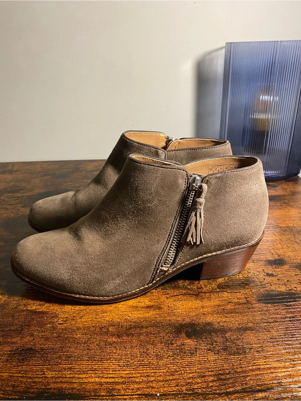Vionic Suede Ankle Boots
